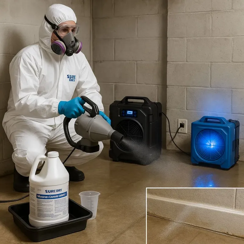 Sanitization and Odor Removal process in Clarksville, TX