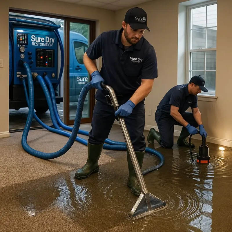 Water Extraction and Removal process in Clarksville, TX